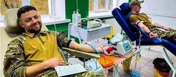 Волинські гвардійці здали кров, щоб рятувати життя (фото)