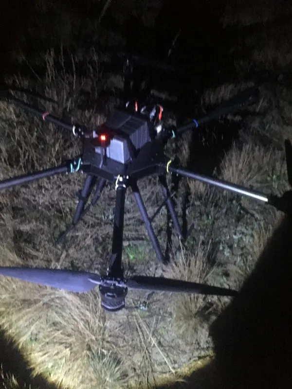 На Волині знайшли безпілотник, яким переправляли за кордон контрабанду (фото)