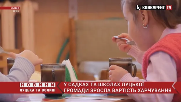 У садках і школах Луцька зросла вартість харчування (відео)