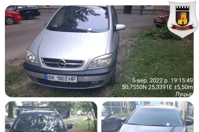У Луцьку на Грушевського оштрафували паркохамів