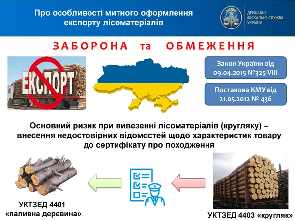 За півроку відкрили 39 справ щодо незаконного експорту деревини (інфографіка)