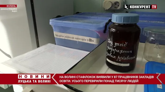 У яких волинських дитсадках і школах виявили найбільше носіїв стафілококу (відео)