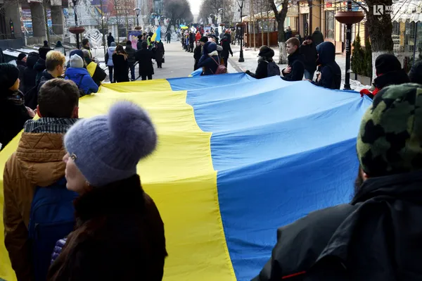 У Луцьку відбулася масштабна акція до 100-річчя Акту Злуки (фото)