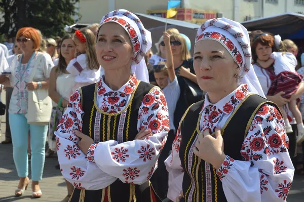 Як лучани «вишили» тілами в'їзну вежу замку Любарта (фото)