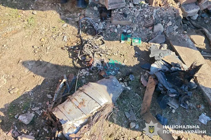 Виявили уламки «Герані-5»: на Рівненщині правоохоронці показали наслідки атаки (фото)
