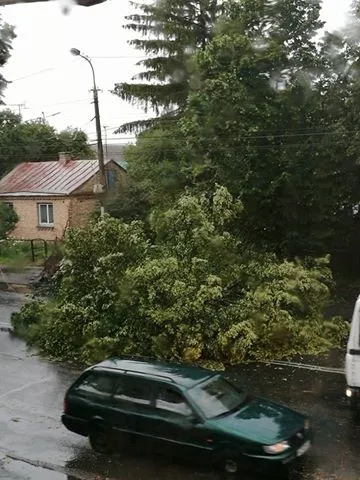 Як Луцьком пронеслася злива (фото, відео)
