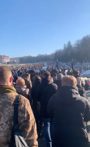 У Львові попрощалися із загиблим волинянином Святославом Дмитруком (фото)