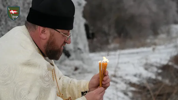 Молитва і занурення: бійці Волинської бригади відзначили Водохреще (фото)