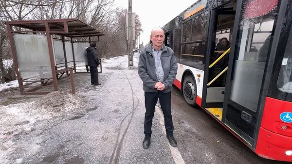 Андрій Чернов під час хвилини мовчання