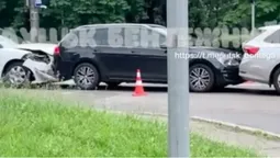 У Луцьку сталася потрійна аварія (відео)