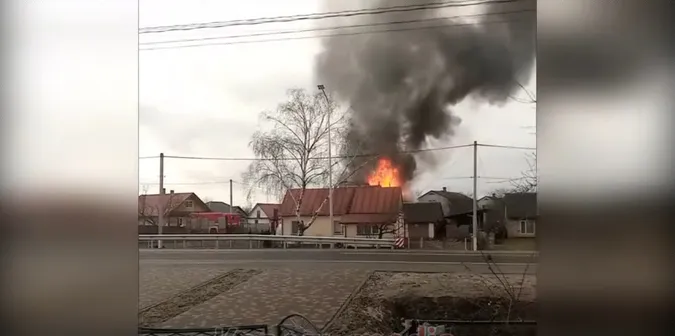 У Ковельському районі горів житловий будинок (відео)