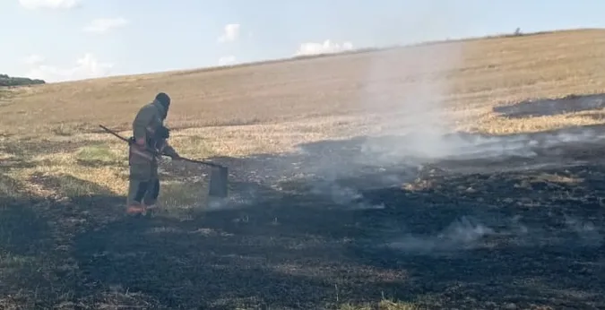 У Луцькому районі жінка підпалила стерню – отримала опіки та отруєння (фото)
