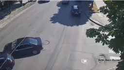 ДТП на проспекті Перемоги у Луцьку: показали момент зіткнення (відео)