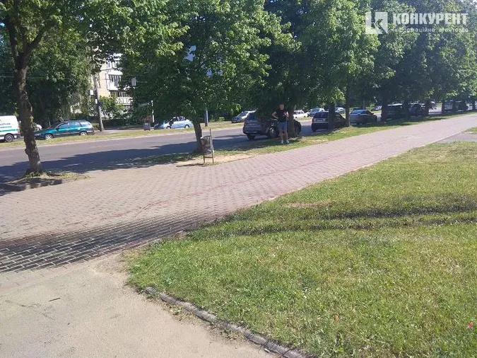 У Луцьку на Соборності авто злетіло з дороги і врізалось в магазин (фото)