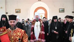 Епіфаній – у Володимирі: собор не вмістив усіх охочих (відео)