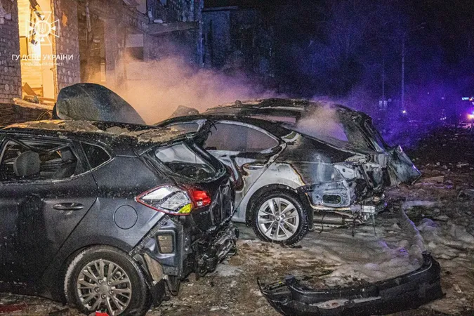 У Харкові ворог вдарив ракетами по готелю (фото)