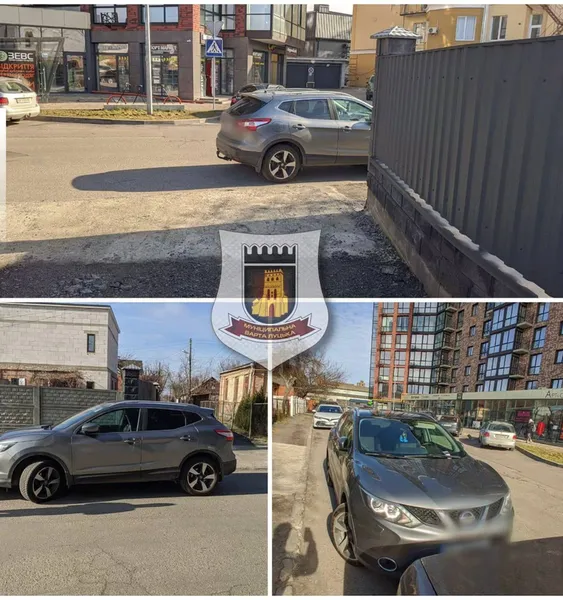 У Луцьку оштрафували «любителів» паркування на перехресті (фото)