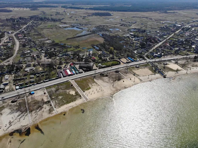 Оновлений пляж і Світязь показали з висоти (фото)