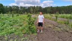 Після війни знайшов справу для душі – ветеран з Волині вирощує кукурудзу та фундук (фото)