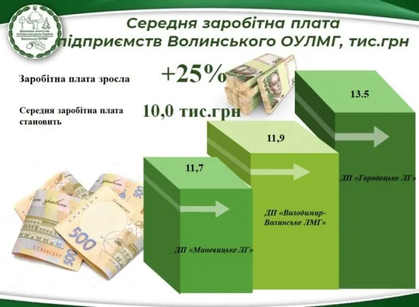 Волинські лісгоспи заробили в 2018 році понад 1,2 мільярди