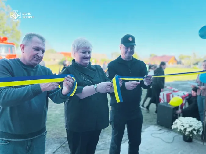 На Волині відкрили новий підрозділ місцевої пожежної охорони (фото)