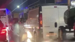 На Волині бус збив жінку на пішохідному переході (відео)