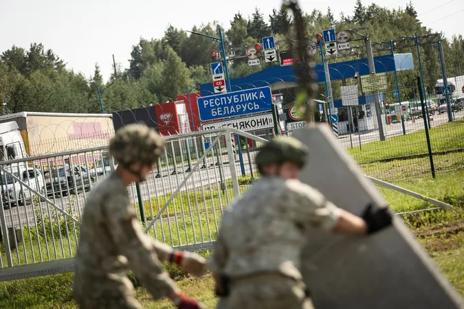 Литва встановила «зуби дракона» на кордоні з РФ та Білоруссю (фото)