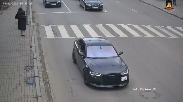 Audi та BMW влаштували перегони в центрі Луцька (відео)