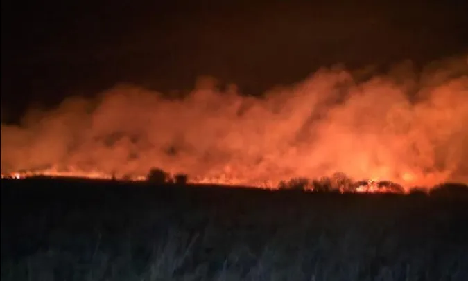 На Волині знову палала суха трава: вогонь охопив понад 3 гектари території (фото)