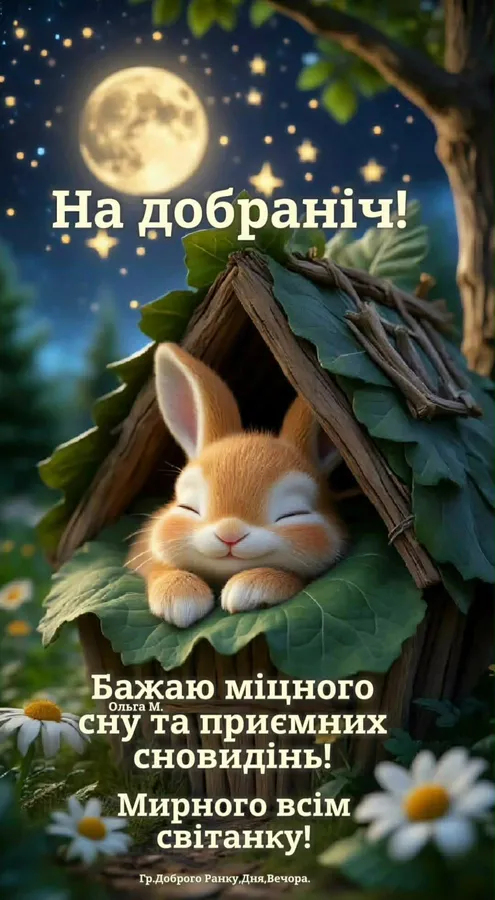 На добраніч та солодких снів: прикольні картинки та побажання у прозі та віршах