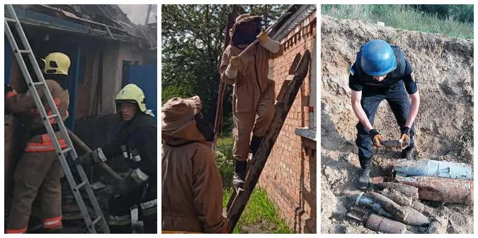 Бомби, шершні та пожежі: звіт волинських рятувальників за добу (фото)
