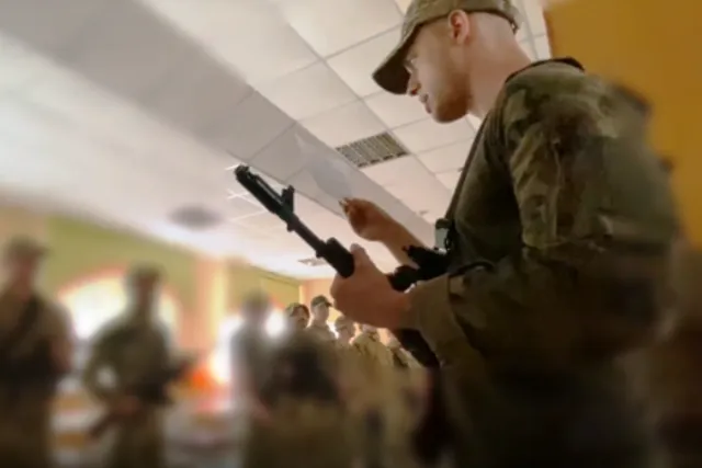 Добровольці із США та Іраку склали присягу українською (відео)