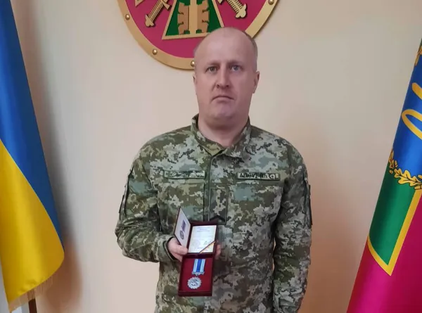 Двох прикордонників з Волині нагородили медалями «За військову службу Україні» (фото)