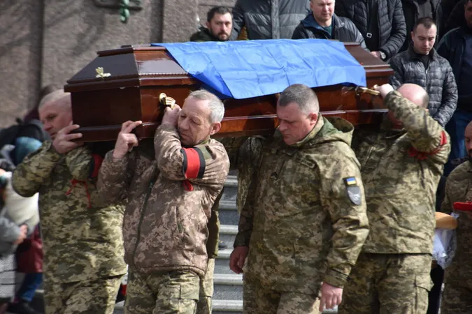 У Луцьку попрощалися з загиблим на Запоріжжі воїном Дмитром Гуцаленком