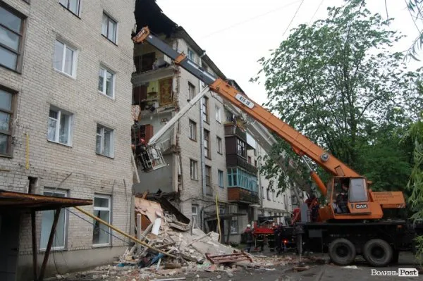 Обвал будинку в Дрогобичі: гіркий досвід Луцька (фото)