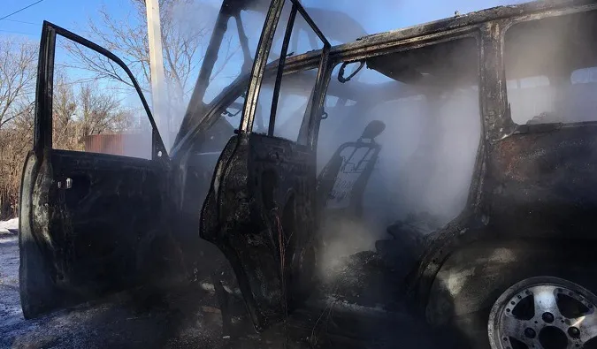 Поліція з'ясовує, чому загорівся «крузак» доньки голови Підгайцівської ОТГ