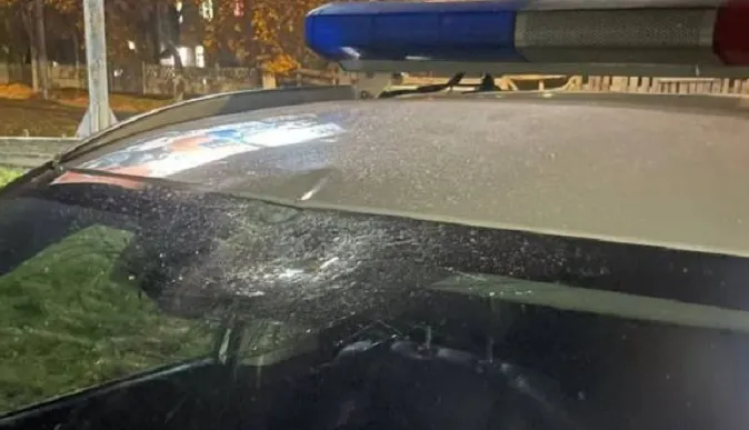 У Нововолинську чоловік з психічними розладами пошкодив поліцейське авто (фото)
