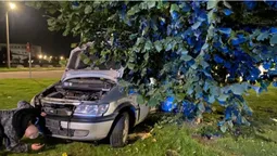 У Володимирі автомобіль злетів з дороги і врізався у дерево (фото)