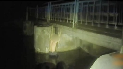 Посварився з рідними: поліцейські витягнули з крижаної води 27-річного неадеквата (відео)