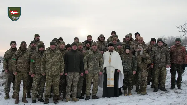 Молитва і занурення: бійці Волинської бригади відзначили Водохреще (фото)