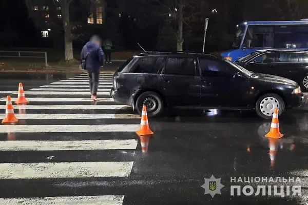 Збили на переході: у Луцьку та районі в ДТП постраждали двоє пішоходів (фото)