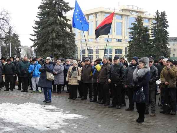 У центрі Луцька акція протесту (фото)