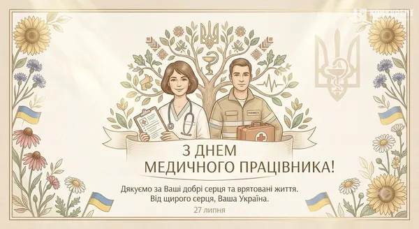 З Днем медика: вітальні листівки та слова
