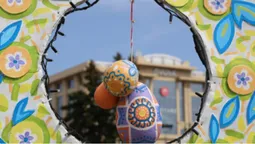 Як прикрасили Луцьк до Великодня (фото)