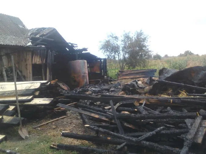 На Волині блискавки спалили дві будівлі