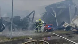Пожежу на птахофабриці в Нововолиську гасив робот із Рівненщини (фото)
