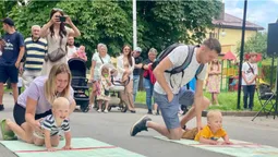 «Забіг у повзунках»: у Нововолинську організували змагання серед малюків (фото)