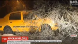 Південь Румунії потерпає від буревіїв та льодяного дощу (відео)