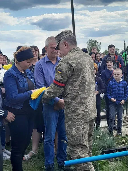 Загинув під Бахмутом: у Луцькому районі попрощалися з воїном