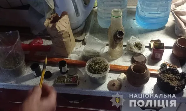 Бурштин і коноплі: поліція влаштувала обшуки в селах Луцького району (фото)